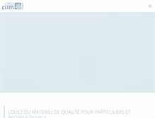 Tablet Screenshot of locaclim-france.com